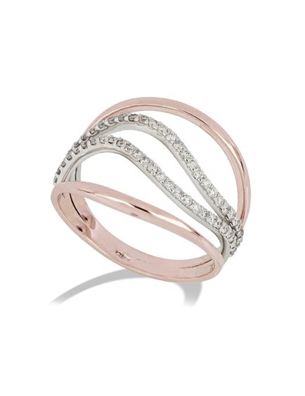 Ringe Gemoro Dame in Gold Diamante 0.34 Ct AB1114BR - AB1114BR